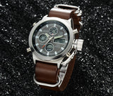 Luxury Brand Men Watches Men's Quartz Hour Analog Digital LED Sports Watch Men Army Military Wrist Watch