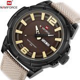 Luxury Brand Military Watch Men Quartz Analog Clock Leather Canvas Strap Clock Man Sports Watches Army Relogios Masculino