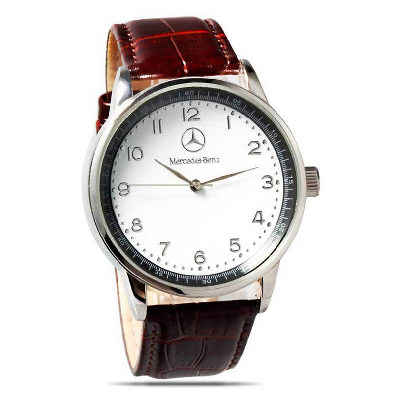 Luxury Brand benz Leather men Watches Waterproof Fashion Casual Sports Quartz Watch Business Wrist Watch Hour Relogio Masculino
