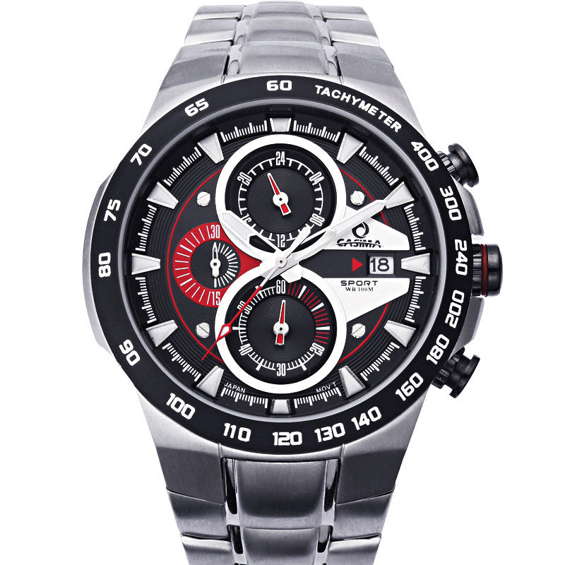 Luxury brand watches men sports fashion table luminous multifunction racing mens quartz wrist watch waterproof 100m