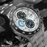 Luxury brand watches men sports fashion table luminous multifunction racing mens quartz wrist watch waterproof 100m 