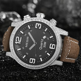 MEGIR Large Dial Casual Watch Men Luxury Brand Quartz Military Sport Watch Digital Men's Wristwatches