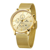 MEGIR New Chronograph Steel Watch Men Luxury Brand Famous Wrist Watch For Man Clock Male Quartz-watch 