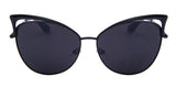 Fashion Women Brand Design Cat Eye Sunglasses Alloy Frame Women Luxury Cat Eye Sun Glasses