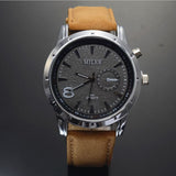 MILER Brand Watch Men Fashion Sports Watches Leather Analog Quartz Watch Male Military Watch Hour relogio masculino montre homme