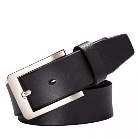 Fashion 100% Genuine Leather belt men fashion ceinture homme Metal pin buckle belts for men Jeans belt brand cintos