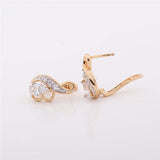 Luxury Brand Fashion Earring for Women Zirconia Crystal Jewelry Designer Earrings