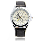 Mance Brand Luxury Men Boy Dress Casual Motion Sports Watch Leather Quartz Male Clock Wristwatch Quality Gift relogio masculino