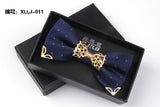 Mantieqingway Fashion Metal Male Silver Dots Bow Ties Wedding Married Groom Bowties Neckwear Decoration Business Cravats Bowknot