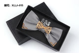 Mantieqingway Fashion Metal Male Silver Dots Bow Ties Wedding Married Groom Bowties Neckwear Decoration Business Cravats Bowknot