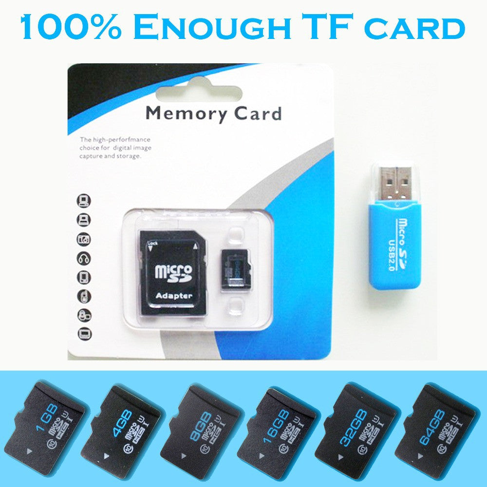 Memory cards Micro SD Card 32GB Class 10 Memory cards 64GB 16GB 8GB 4GB 128GB Microsd TF card Pen drive Flash + Adapter + Reader