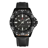 Men Watches NAVIFORCE Luxury Brand Genuine Leather Strap Analog Date Men's Quartz Watch Casual Watches