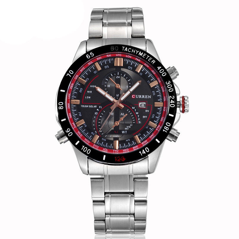 Men Wristwatches CURREN Luxury Brand Stainless Steel Strap Analog Date Men's Quartz Watch Casual Watch