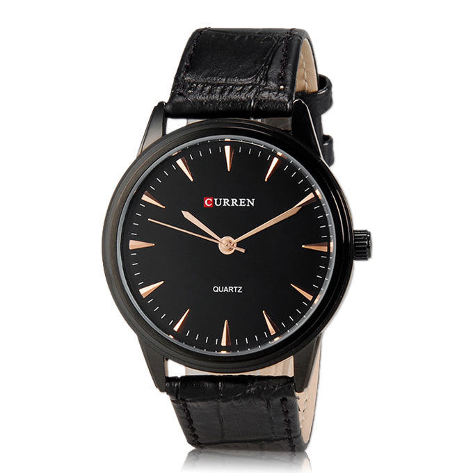 Men's Quartz watch Casual watches Men Clock Gold Simple Style Mens WristWatch CURREN Brand Luxury Watch