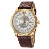 Men Sport Watches Casual Quartz Watch Leather Strap Wristwatch New Fashion Men Business Watch