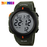 Men Sports Watches 50M Waterproof Fashion Casual Digital LED Military Multi-Function Wristwatches