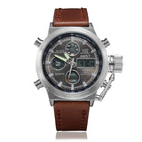 Men Top Brand Luxury quartz Watches,electronic digital display Military watch Men sports watches 30ATM wristwatch