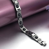 Men's Stainless Steel Magnetic Bracelets High Quality Health Care Balance Bracelets Trendy Style Men Jewelry 
