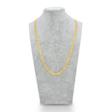 Mens 5mm*60cm 18K Real Gold Plated Italy Figaro Hip Hop Chain Necklace Jewelry