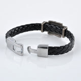 Metal Dotas 2 Game Leather Bracelet Men Bracelet Men Jewelry Boy Gift Cosplay Bangles Feather Braided Wristband Bracelet