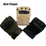 Military Gloves Brand New Outdoor Sports Army Full Half Finger Motorcycle Cycling Carbon Leather Gloves