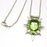 Movie Jewelry Nice Once upon a time wicked witch Zelena glinda glass pendant Necklace great Keepsake gift for fans