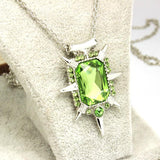 Movie Jewelry Nice Once upon a time wicked witch Zelena glinda glass pendant Necklace great Keepsake gift for fans
