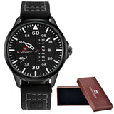 NAVIFORCE Top Brand Luxury Men's Sports Watches Men Waterproof Quartz Watch Man Leather Military Wrist watch Relogio Masculino