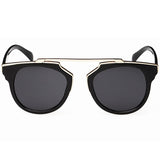 NEW Sunglasses Vintage Cat Eye Style Women UV Glasses Fashion Colorful Reflective Film Anti-Dazzle Sun Glasses 
