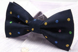 NEW Active Solid Dot Geometric Bow Tie One Size Noeud Papillon Boys and Girls Polyester Cravat Bowties Female Neckwear Hot