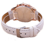 NEW Best Quality Geneva Platinum Watch Women PU Leather wristwatch casual dress watch reloj ladies gold gift Fashion Roman