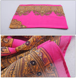 National nwe summer scarf South Korea female Silk scarves Hand-painted long Print flower Autumn winter Belts Pashmina
