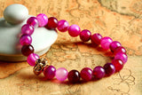 Natural Stone Skull Bracelets& Bangles Beads Buddha Charm Bracelet For Women Bracciali Pulseras Men Jewelry