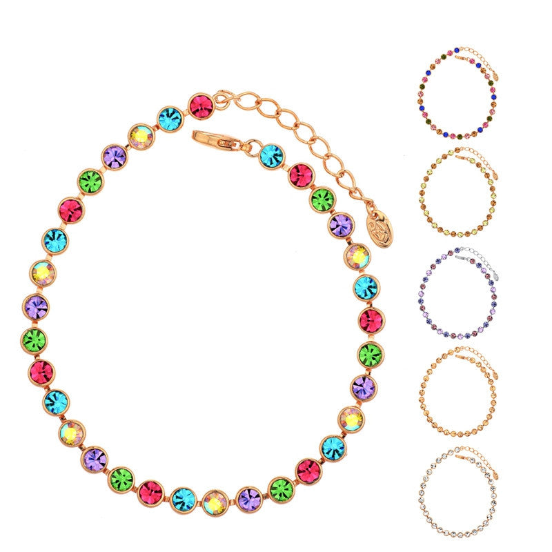Neoglory Multi Colorful Beads Bangles & Bracelets Fashion Statement Jewelry Brand Girl Mother Gift