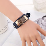 New 2016 Fashion women dress watches quartz watches casual Clock wristwatch genuine leather strap watches montre femme