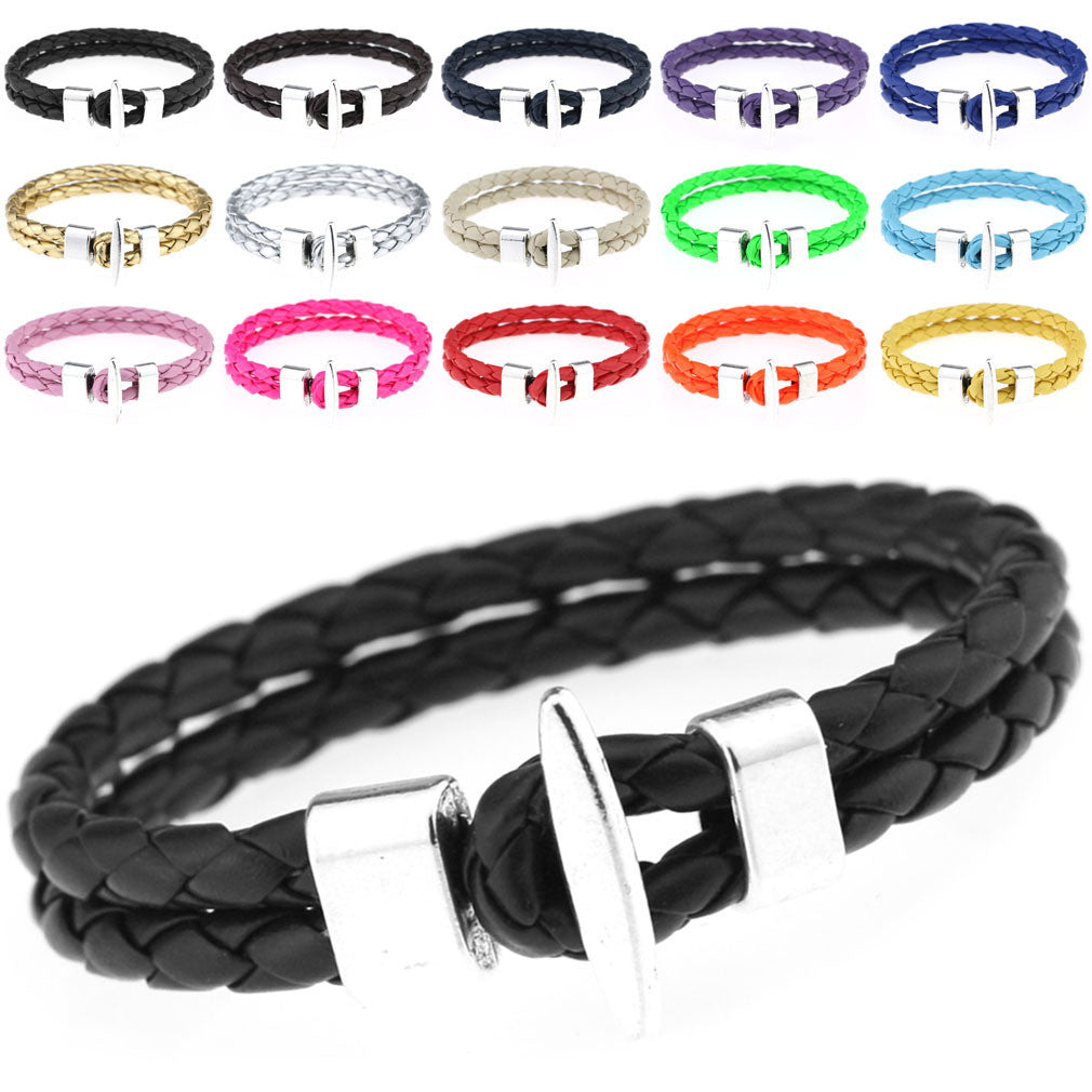 New Arrival Charm Men Accessories Simple Style Fashion Leather Bracelet Jewelry DIY Bracelets Birthday Gifts