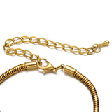 New Arrival Glold Vintage Bracelet 4 Colors Geometric Beads Pendant Bracelets for Women Owl Elephant Chain Bangles Bracelet 