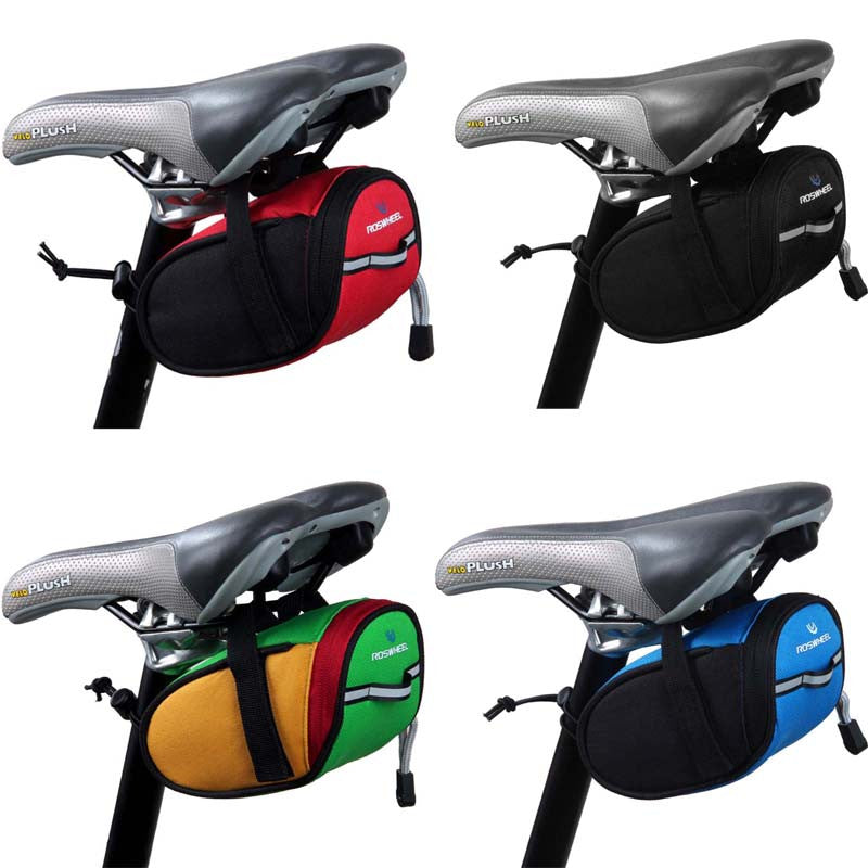 New Arrival Roswheel Outdoor Cycling Mountain Bike Bicycle Saddle Bag Back Seat Tail Pouch Package
