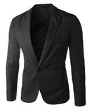 New Arrival Single Button Leisure Blazers Men Male Fashion Slim Fit Casual Suit Red Navy Blue Blazer Dress Clothing