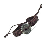 New Arrival Snow Flower Bracelet Style Cuff Charm Genuine Leather Bracelets Vintage Bracelet For Women Men Jewelry