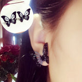 New Fashion Big Butterfly Stud Earrings For Women Bijoux Cute Party Jewelry