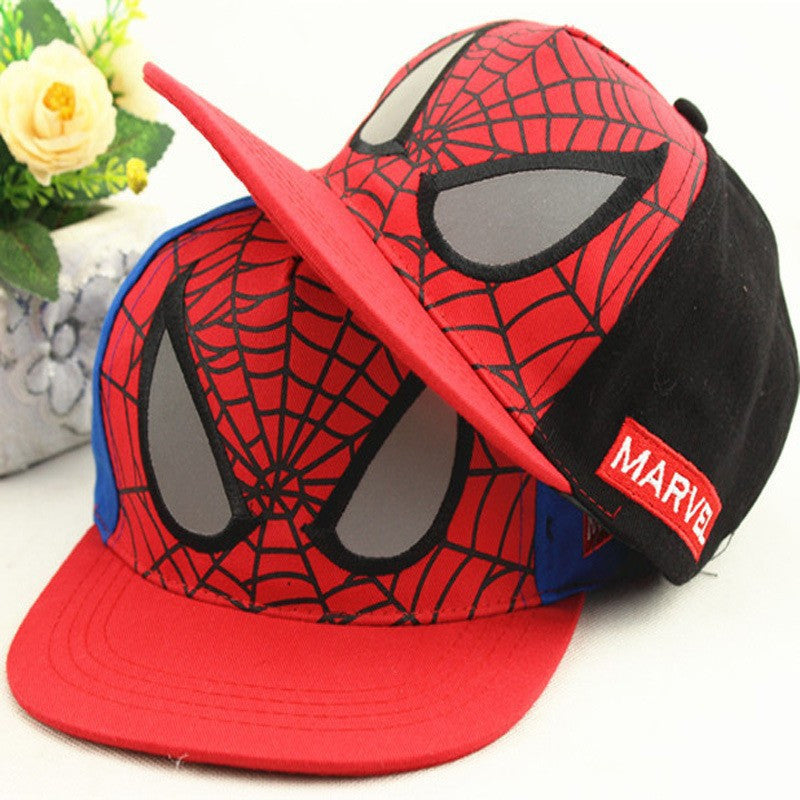 New Fashion Children Cartoon Spiderman Baseball Caps Snapback Adjustable Children's Sports Hats Fit For 48-53cm