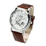 New Fashion Engraving Watches Imitation of Mechanical Watch Gift