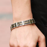 New Fashion Golden Jewelry For Men Link Chain Gold Bracelet Men Best Friends Friendship Male Bracelets