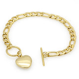 New Fashion Heart Bracelets Bangles Women Big Brand Design Charm Jewelry High Quality Stainless Steel Wedding Christmas Gift