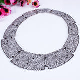 New Fashion Jewelry Alloy Hollow Out Flower Choker Necklaces For Women Girl Ladies' Gift 