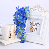 New Fashion Leaves Hook Hollow Drop Earrings Statement Necklace High Quality Jewelry Sets for Woman Wedding Jewelry Set 