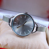 New Fashion Silver Watches for Women Dress Watches Quartz Watch Stainless Steel Watches Relogio Feminino Gift Clock
