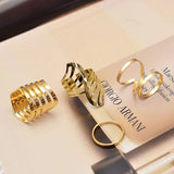 New Fashion jewelry hollow finger ring set nice gift for women girl lovers' gift 1set=4pcs