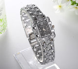 New Hot Fashion Women Bracelet Bangle Wave Rhinestone Crystal Wrist Watches Ladies Luxury Casual watches